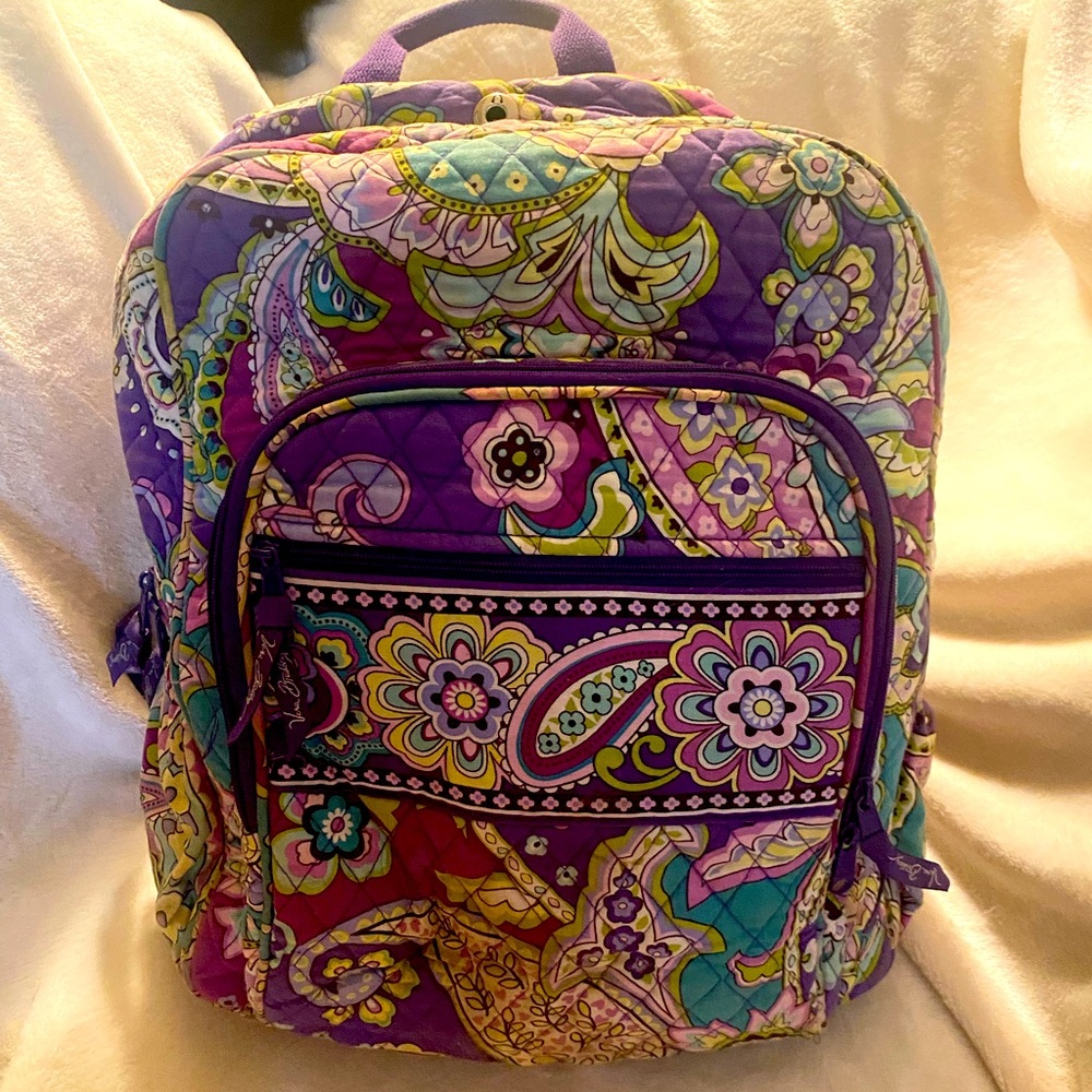 Vera Bradley purple backpack